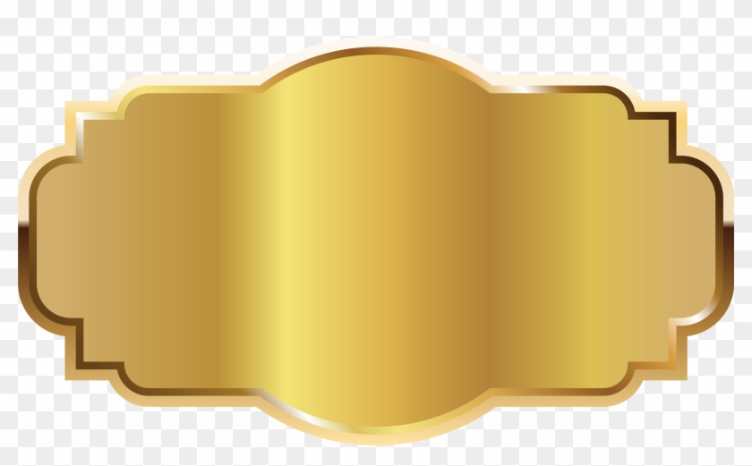 Gold Label Template Clipart Png Imageu200b Gallery - Gold Labels Png #96026