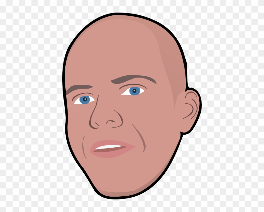 Bald Dad Clipart - Clip Art Human Head #96058