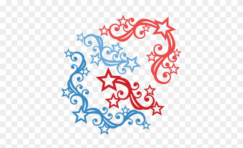 Star Flourish Set Svg Scrapbook Cut File Cute Clipart - Star Flourish #96125