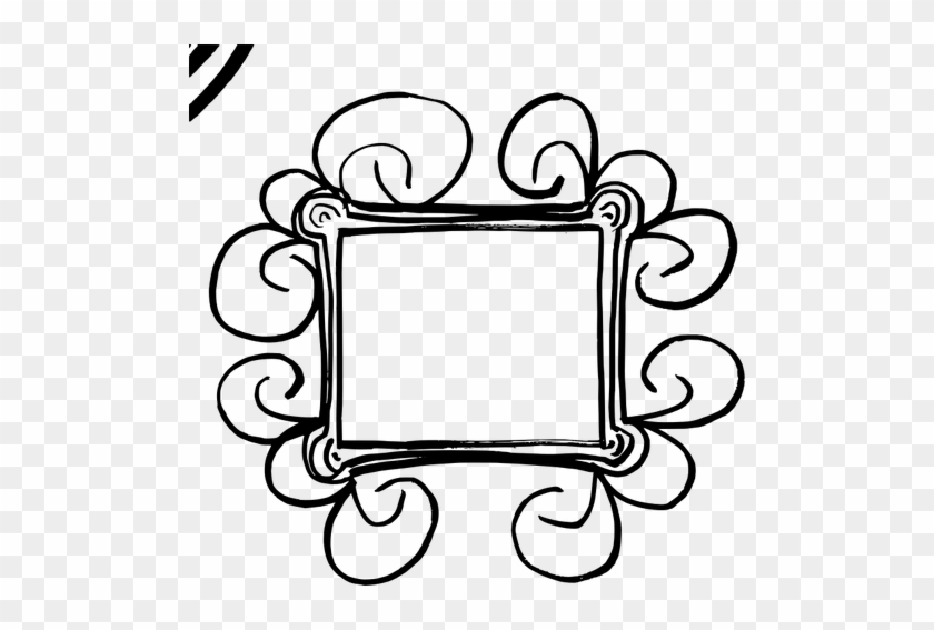 Nice Inspiration Ideas Flourish Clipart 718 Free Public - Black Hand Drawn Frame Png #96137