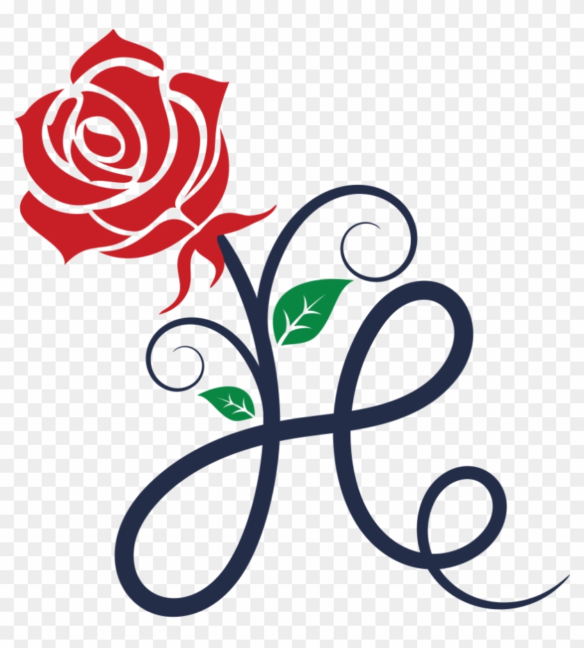 Rose Corner Flourish Clipart #96201