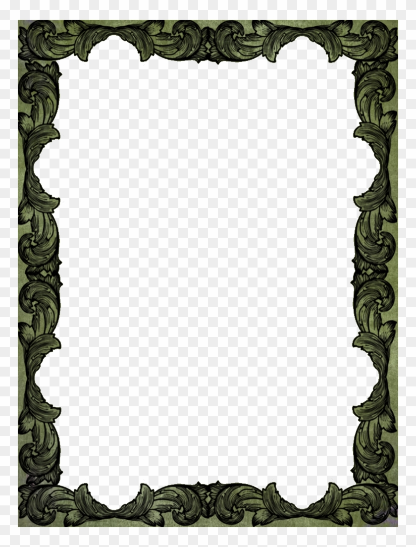 108 Green Flourish By Tigers-stock - Png Transparent Frames Flourish #96211