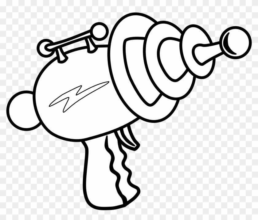 Pix For Laser Tag Clipart - Ray Gun Coloring Pages #96258