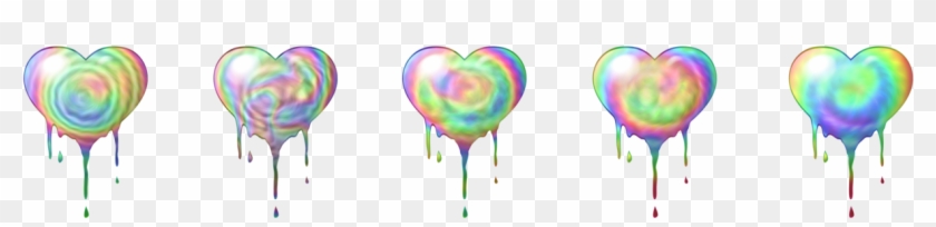 Rainbow Melting Candy Heart Set By Artmasterrich - Melting #96332