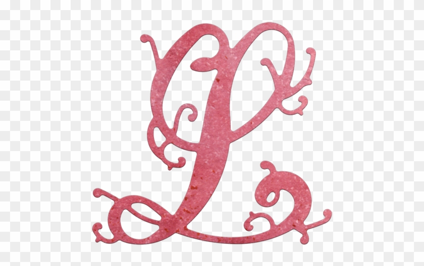 Cheery Lynn Designs Lace Flourish Letter L Die - Cheery Lynn Designs #96347