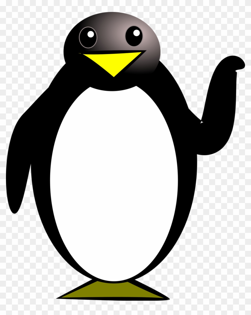 Penguin Free Stock Photo Illustration Of A Cartoon - Penguin Clip Art Gif #96416