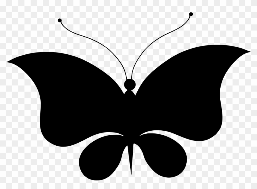 Free Photo Butterfly Silhouette Wings Animal Flourish - Butterfly Silhouette #96434