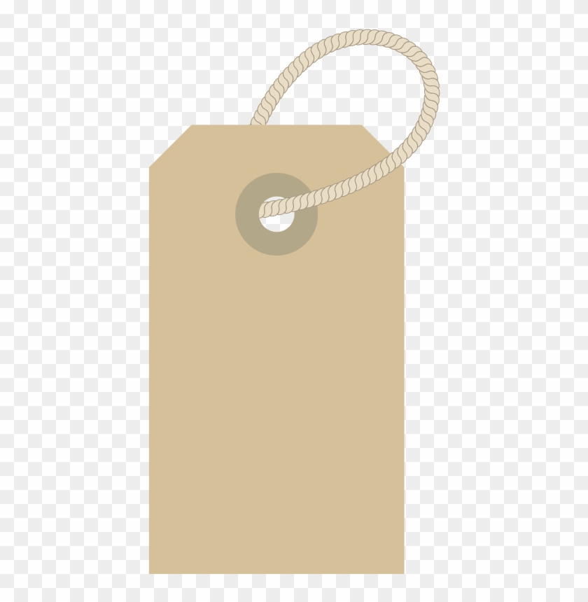 Clothing Label With Rope - Clothes Label Clipart #96479