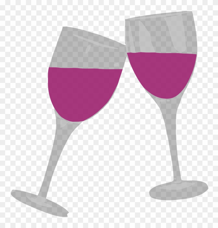 Wine Glasses Clipart Hostted - Clip Art Wine Glass #96524