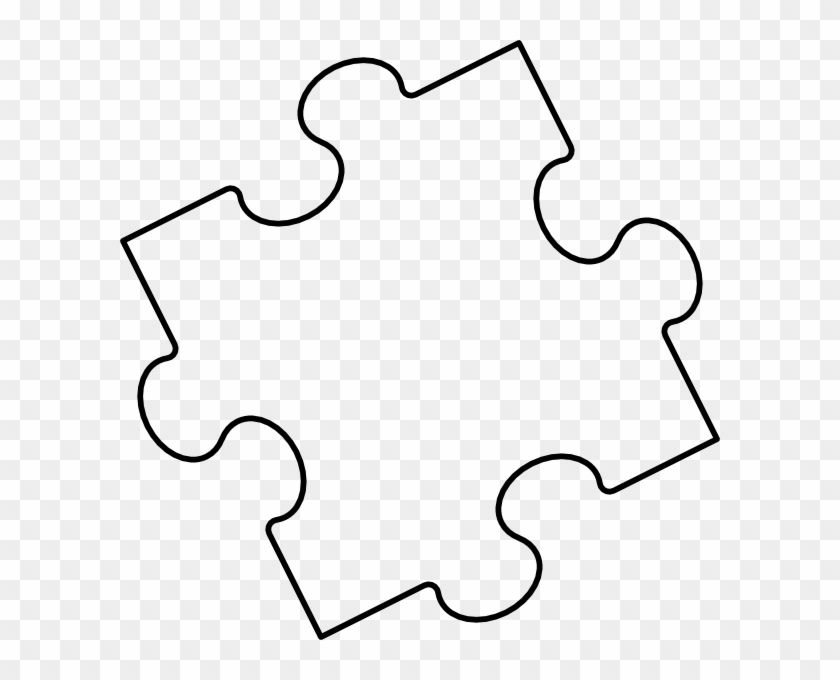 Printable Puzzle Piece - Puzzle Piece Coloring #96543