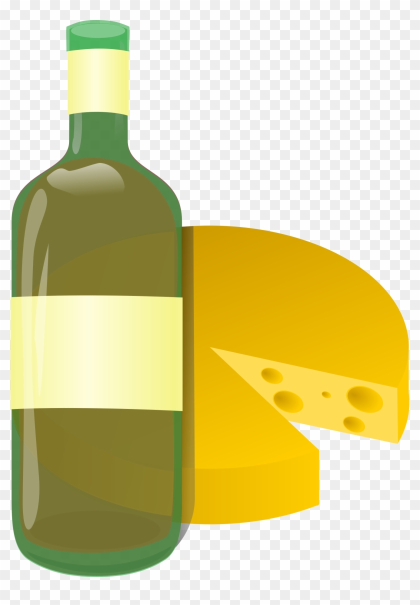 Clip Art Details - Wine And Cheese Clip Art #96558