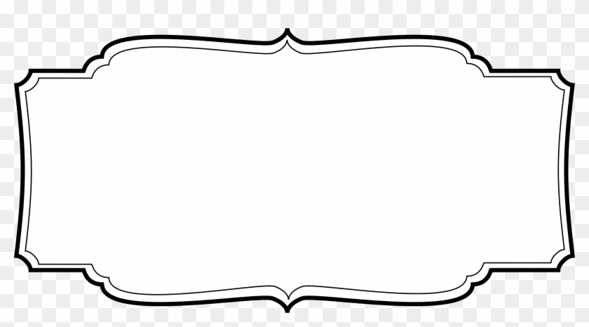 Labels Transparent - Label Frame Vector Png #96570