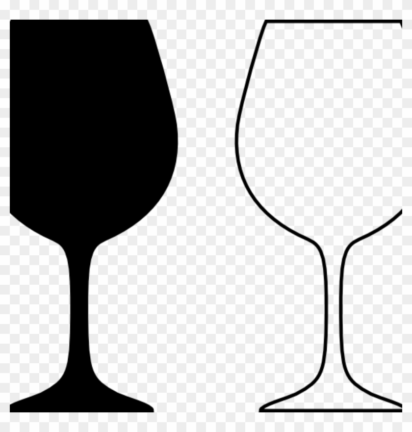 Wine Glass Clipart Wine Glass Silhouette Wine Glass - Glass #96568