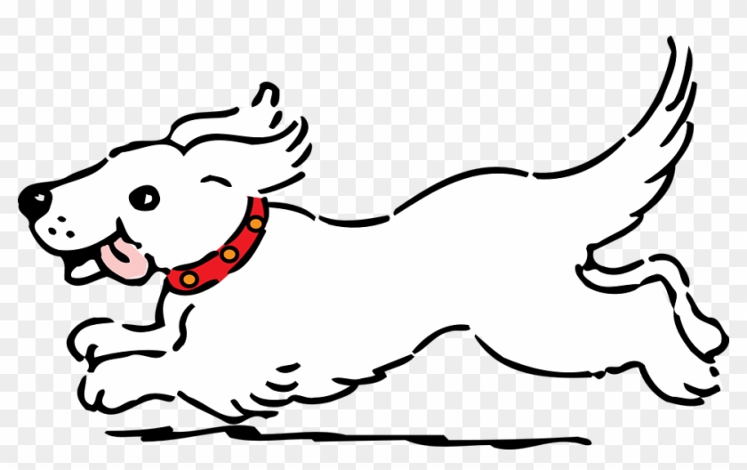 Black And White Dog Clipart #96604