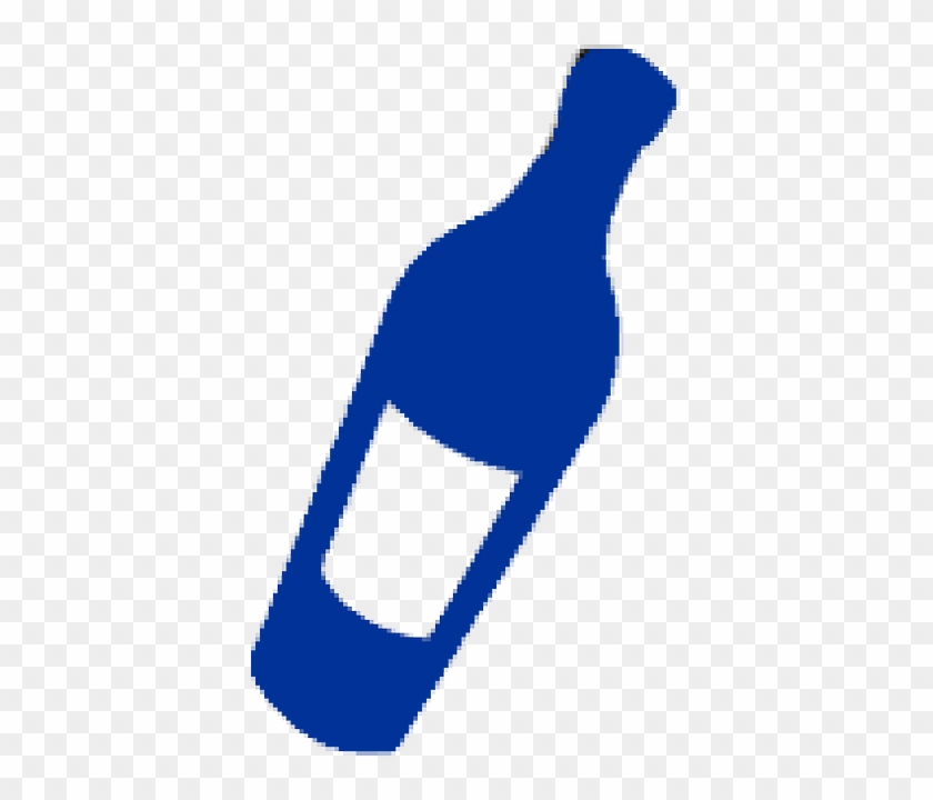 Blue Wine Bottle Clip Art - Blue Bottle Clip Art #96640