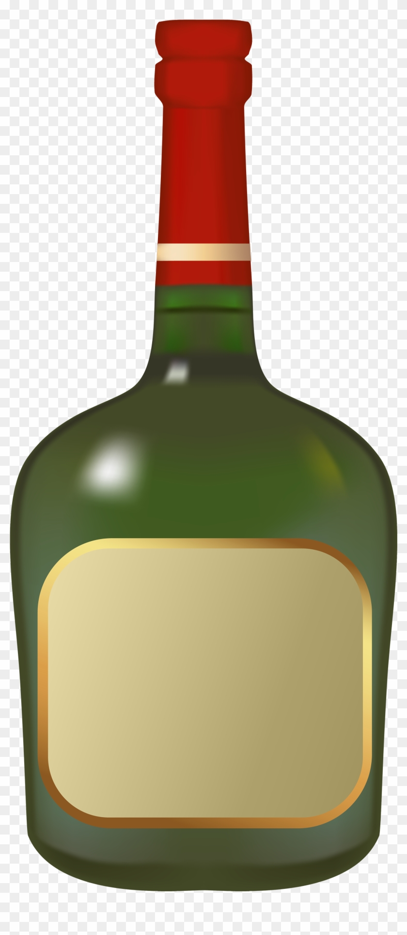 Alcohol Clipart Alcohol Bottle - Glass Bottle #96652