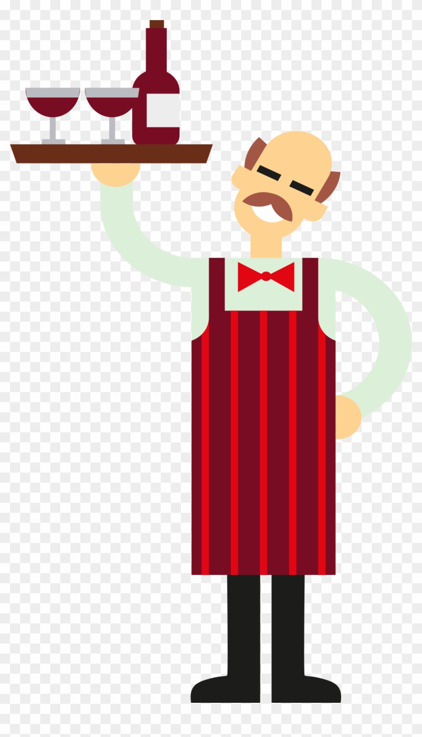 Big Image - Waiter Clipart #96723