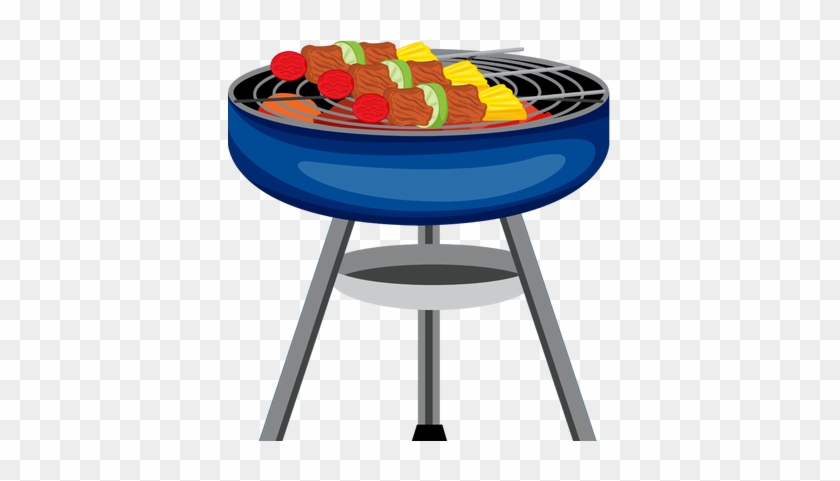 bbq grill with fire clipart free