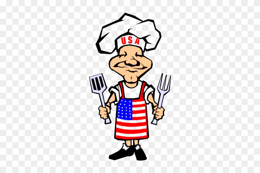 Bbq Chef - 4th Of July Bbq Clip Art #96789