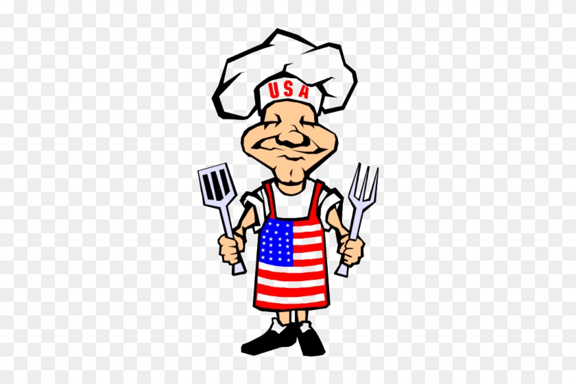 Bbq Chef - 4th Of July Bbq Clip Art #96789