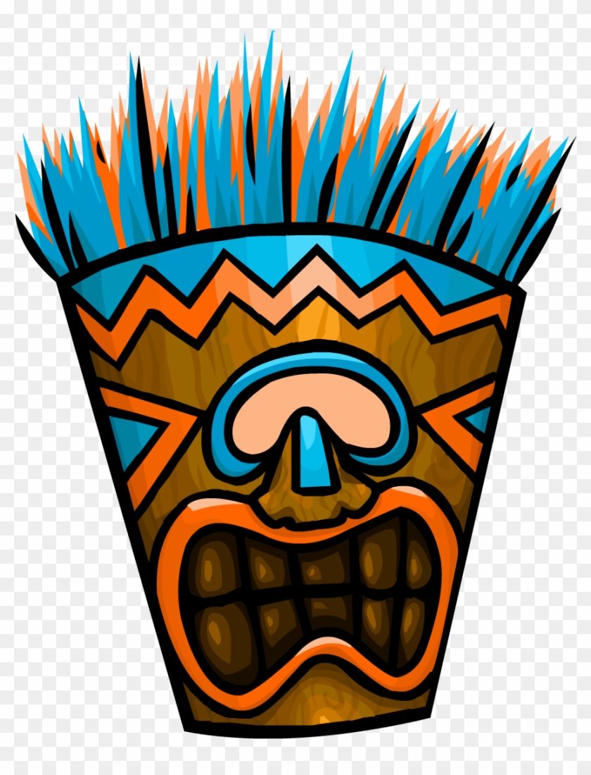 Blue Tiki Mask - Tiki Mask Transparent #96835