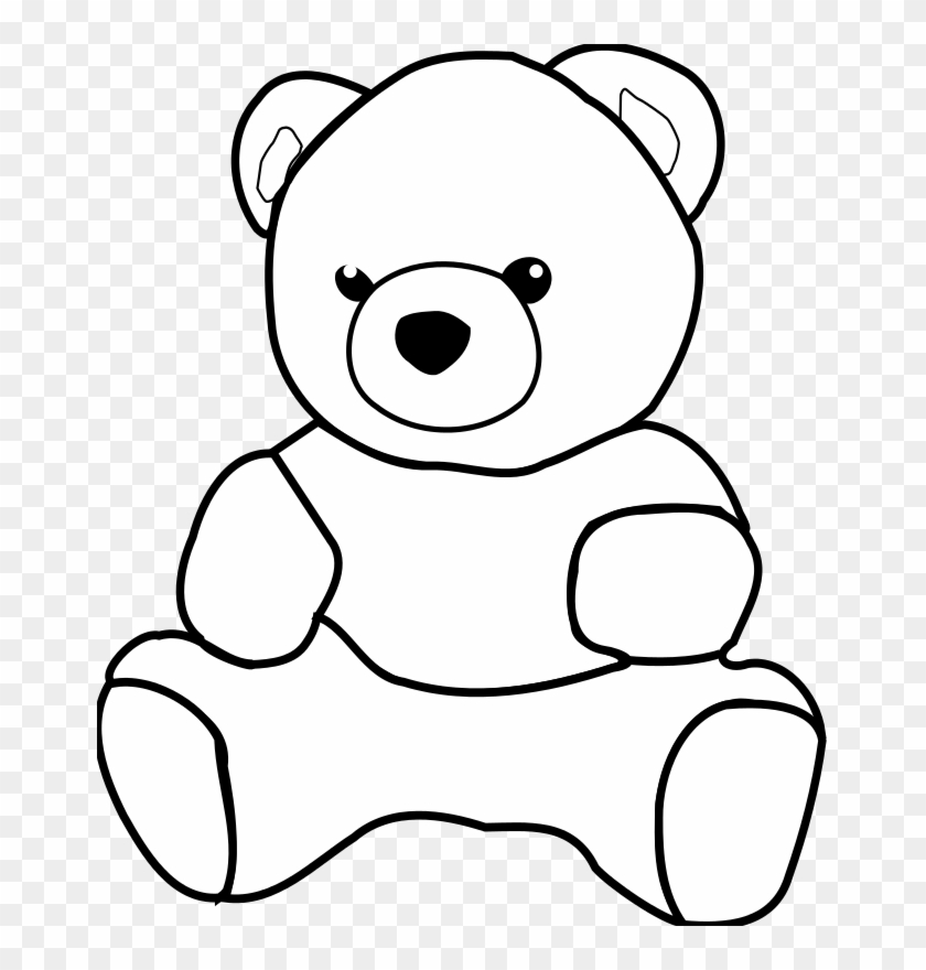 Teddy Bear Clipart - Outline Images Of Teddy Bear #96908