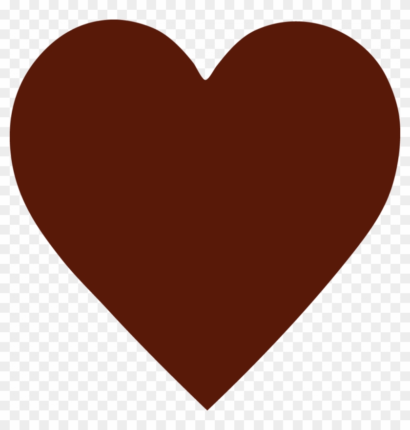 Custom - Brown Heart Clipart #97079