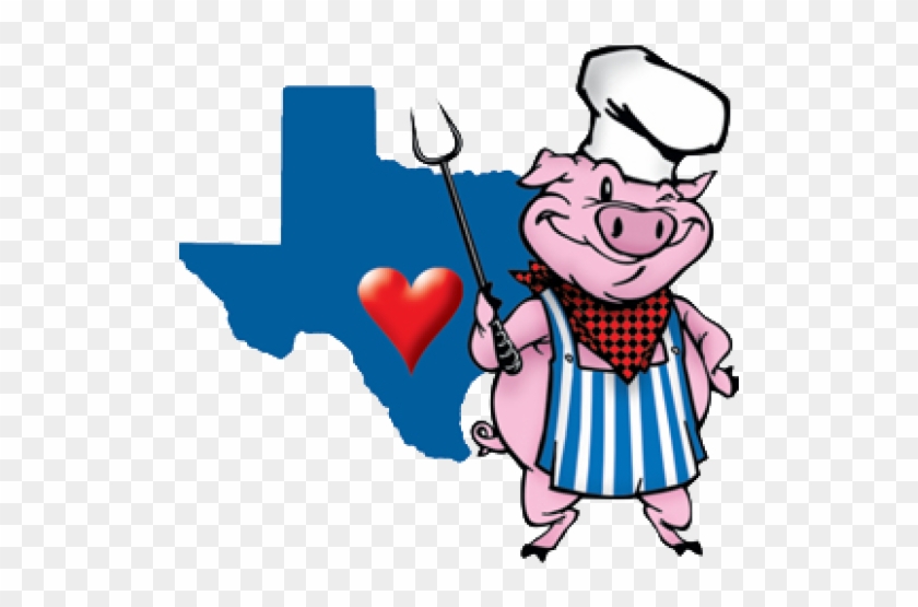 Heart Of Texas Barbecue - Texas Barbecue Clipart #97164