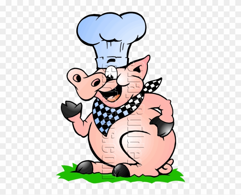 Pig Mascot Logo #97315