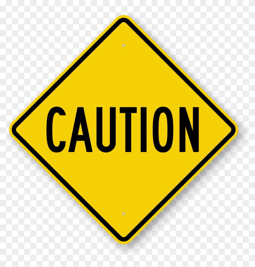 Caution Sign Free Download Clip Art On Clipart - Slow Signs For Traffic #97490