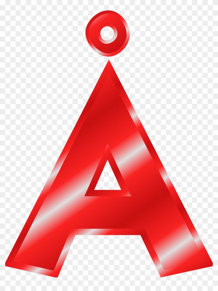 Letter A Clipart - Letter A In Red #97514