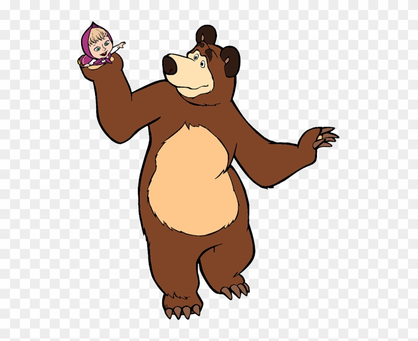 Bear - Masha And The Bear Clipart #97576