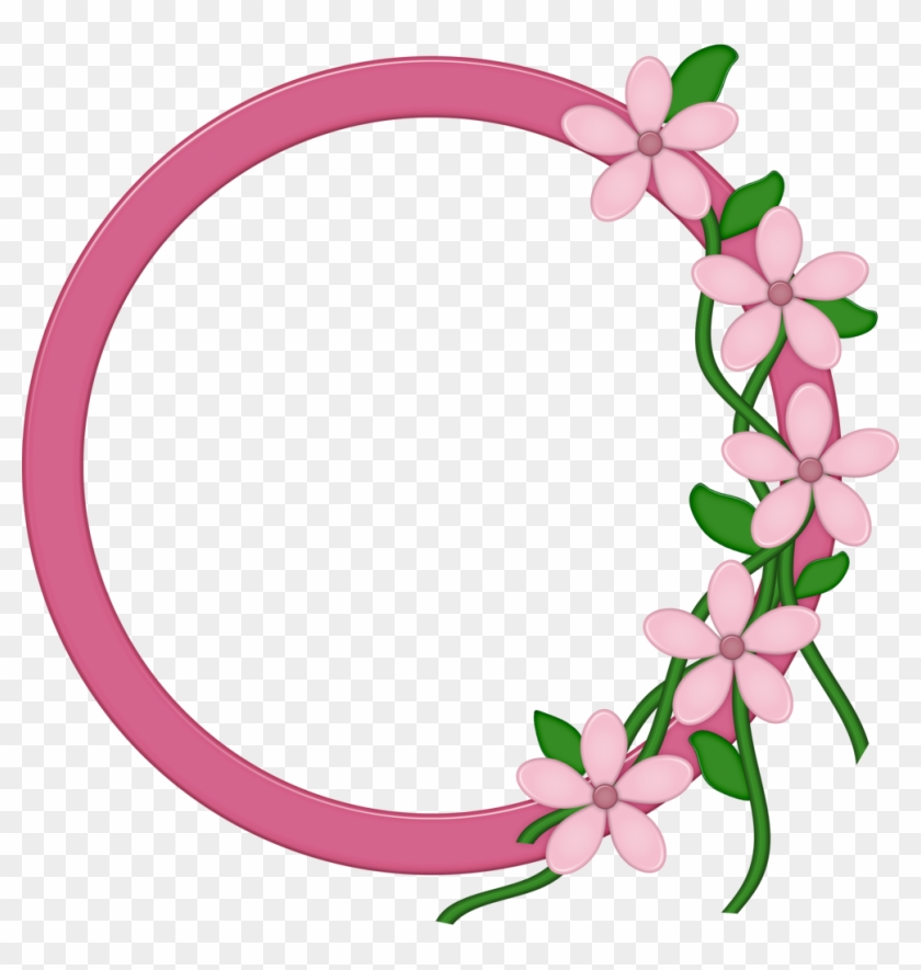 Frames De Princess - Pink Round Frame Png #97592