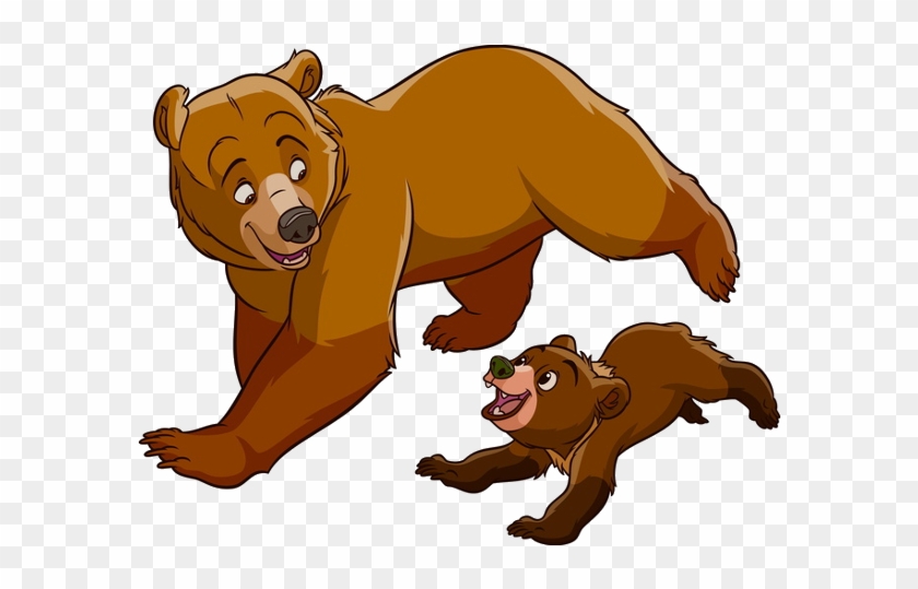 Cute Bear Clipart - Mama Bear And Baby Bear Clipart #97608