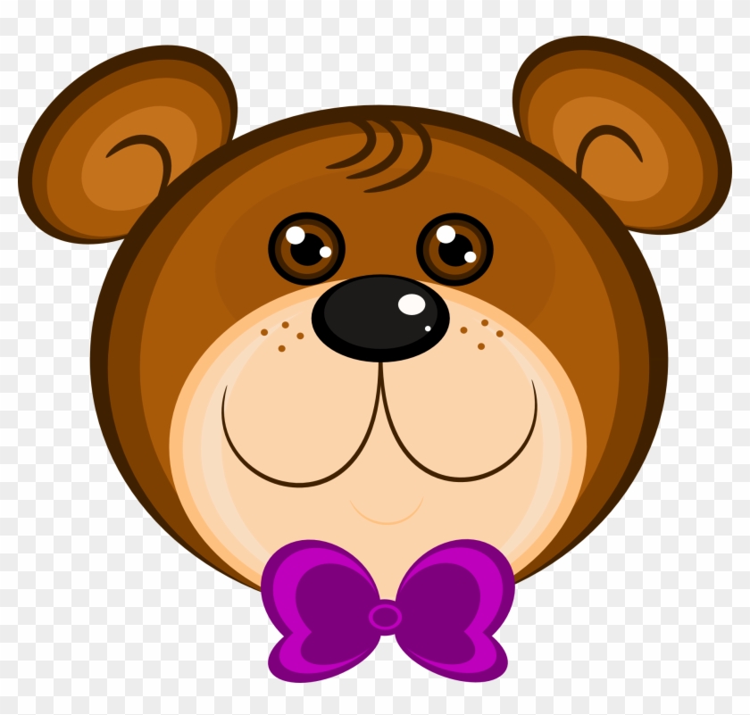 Net Clip Art Teddy Bear Scalable Vector Graphics - Baby Bear Face Clipart #97765