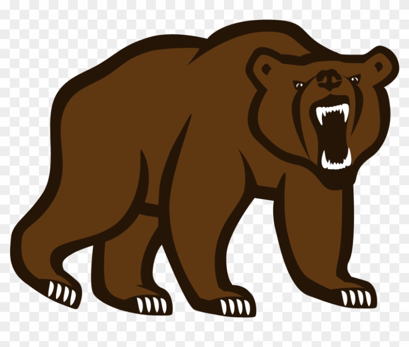 Grizzly Bear Logo - Grizzly Bear Standing Clipart #97809