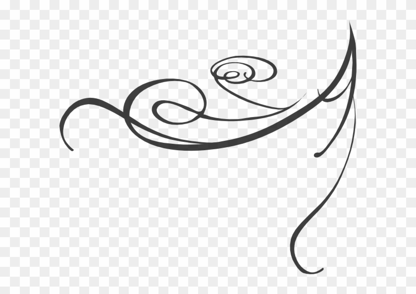 Decorative Lines Clip Art - Decorative Swirl Png #97811