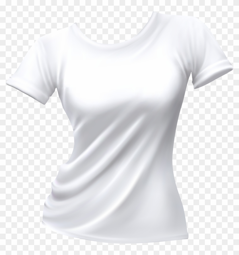 Female T Shirt White Png Clip Art - Female T Shirt White Png Clip Art #97864