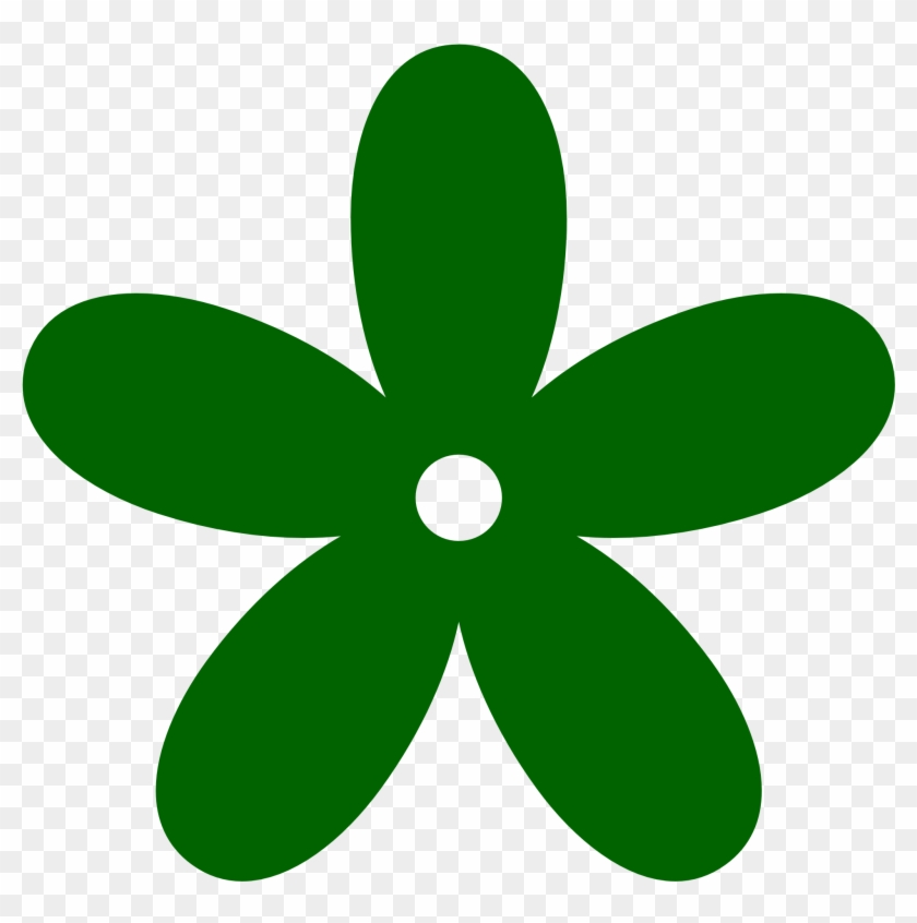 Green Clipart - Flower Clipart Png #97984