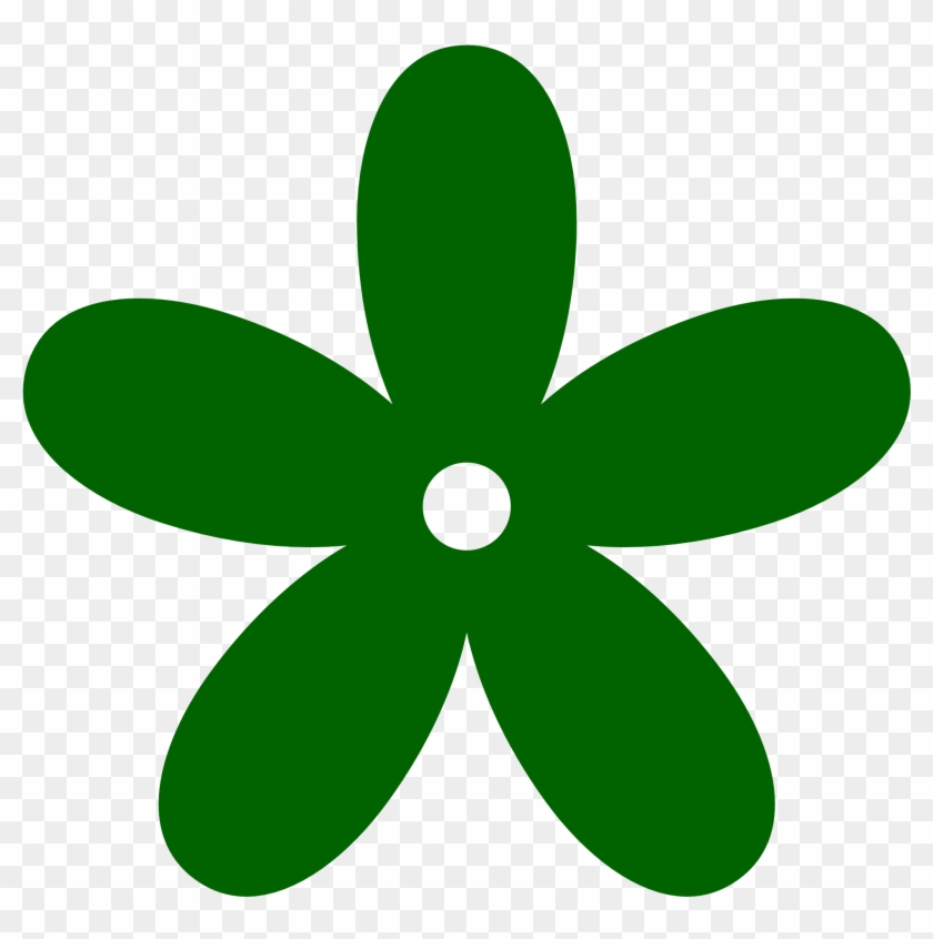Green Clipart - Flower Clipart Png #97984