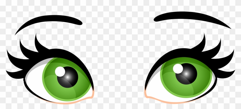 Green Female Eyes Png Clip Art - Clip Art Green Eyes #97990