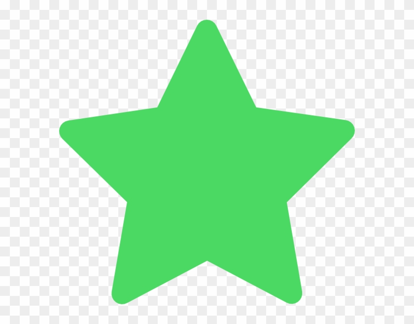 Star Green Favorite Clip Art - Green Star Icon Png #97994