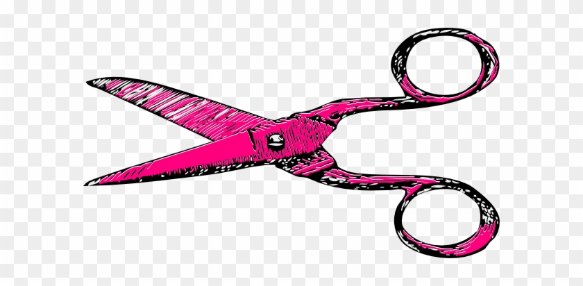 Pink Shears Clip Art - Scissors Clip Art #98041
