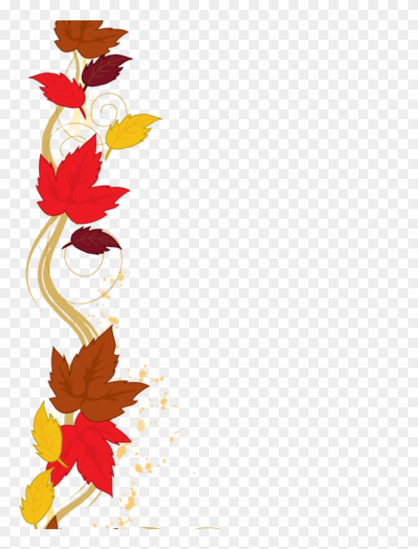 Fall Border Clipart Fall Leaves Border Clipart Clipart - Thanksgiving Poems For Preschool #98047