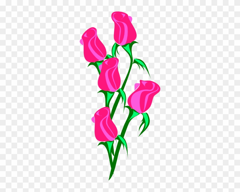 Pink Rose Clip Art - Roses Clip Art #98048