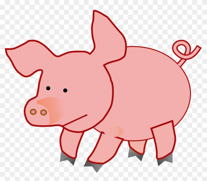 Pictures Of Pink Pigs - Cute Pig Clipart #98115