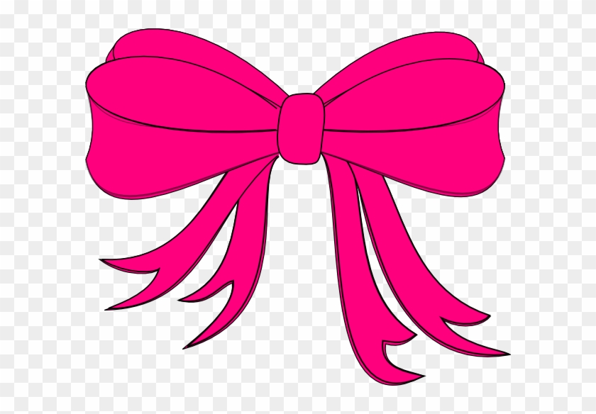 Pink Bow Darla Clip Art At Clker - Pink Bow Clipart #98198