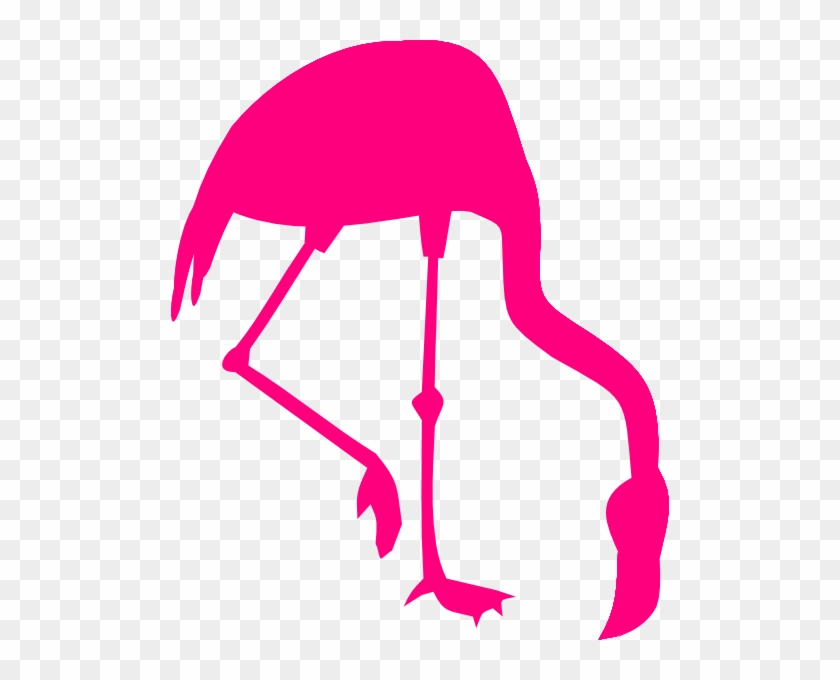 Pink Flamingo Silhouette Clip Art - Pink Flamingo Clip Art #98216