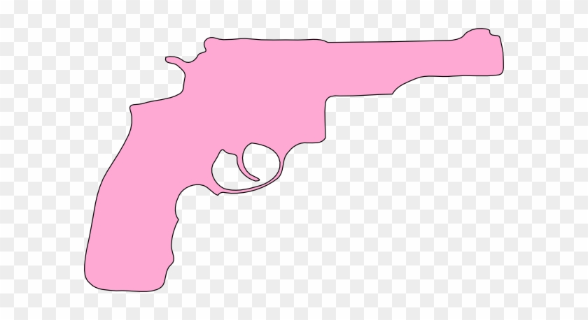 Pink Pistol Barbie Clip Art - Pink Gun Cartoon #98274