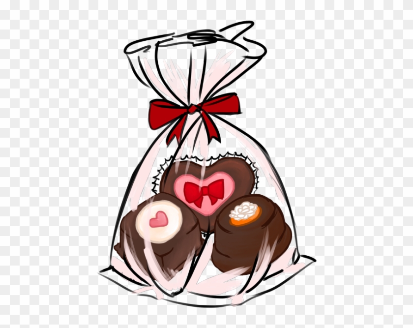 I Know How Much You Enjoy Home Made Sweets So Try Not - Bag Of Chocolates Clip Art #98291